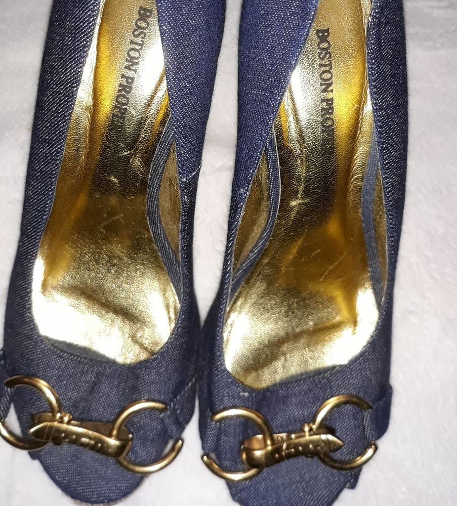 Boston Proper Peep Toe Heels